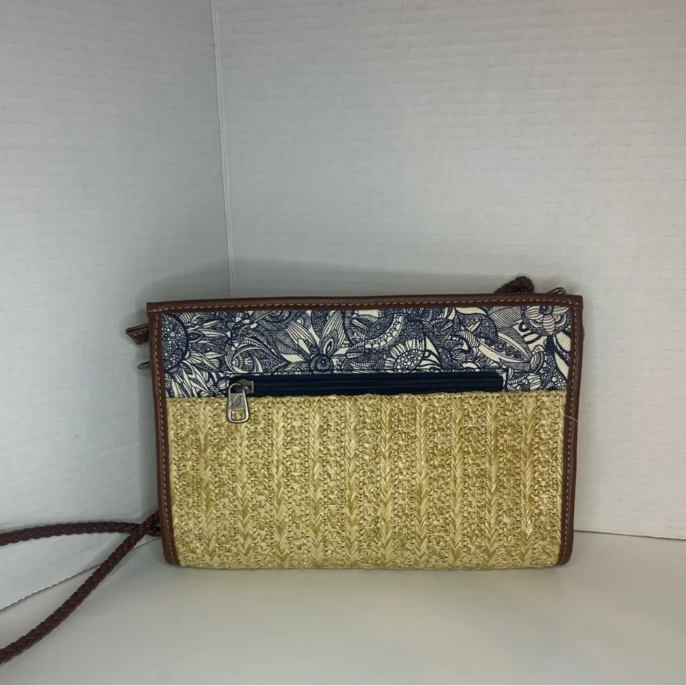 SAKROOTS Roma Mini Crossbody Bag Boho Purse Light‎ Weight Nature Neutral Tone